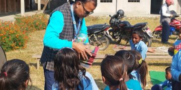 Padmoday Foundation Distributes Educational Materials in Dhangadhimai, Sonapur (Siraha)